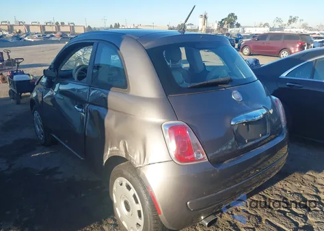 2012 Fiat 500 Pop from USA, damaged, VIN 3C3CFFAR0CT384739